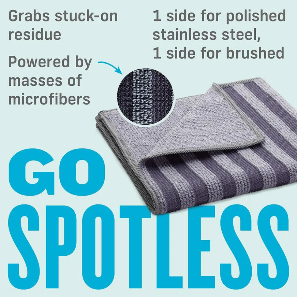 E-Cloth Stainless Microfiber Cleaning Cloth - Set of 2