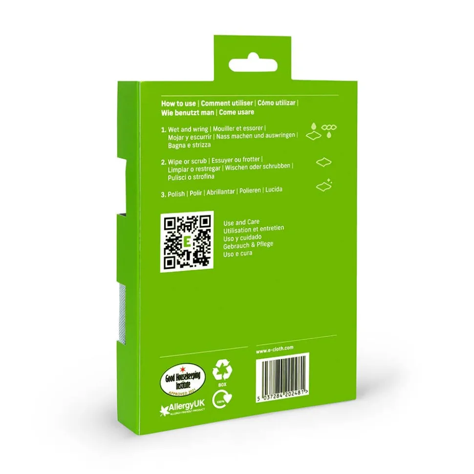 E-Cloth Stainless Microfiber Cleaning Cloth - Set of 2