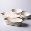 Eddingtons Banneton 1kg/2.2lb Oval Proving Basket Small (White)