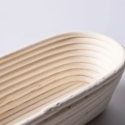 Eddingtons Banneton 1kg/2.2lb Oval Proving Basket Small (White)