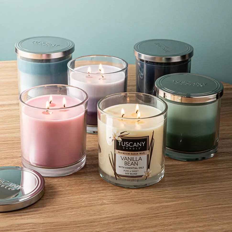Empire Tuscany 'Cherry Blossom' 3-Wick Glass Jar Candle