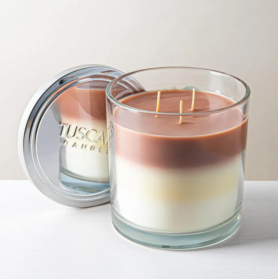 Empire Tuscany 'Coconut Colada' 3-Wick Glass Jar Candle