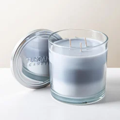 Empire Tuscany 'Evening Fireside' 3-Wick Glass Jar Candle