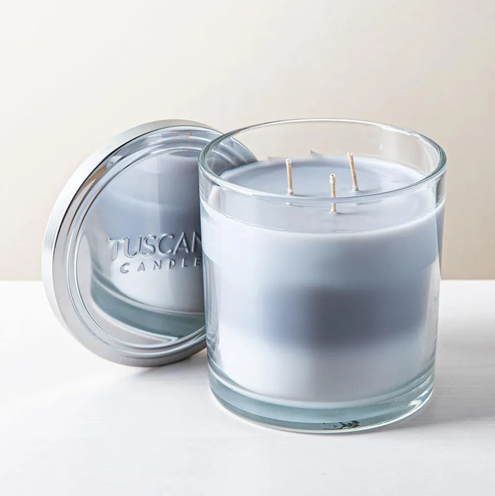 Empire Tuscany 'Evening Fireside' 3-Wick Glass Jar Candle
