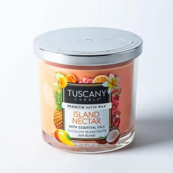Empire Tuscany 'Island Nectar' 3-Wick Glass Jar Candle