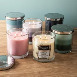 Empire Tuscany 'Lilac Petal' 3-Wick Glass Jar Candle