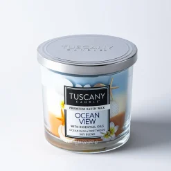 Empire Tuscany 'Ocean View' 3-Wick Glass Jar Candle