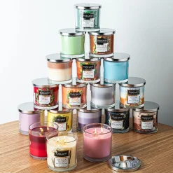 Empire Tuscany 3-Wick 'Pumpkin Woods' Glass Jar Candle