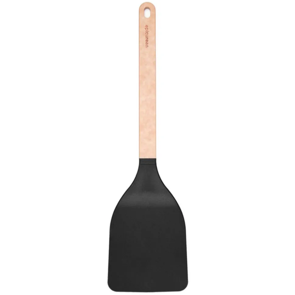 Epicurean Gourmet Series Wood-Nylon Solid Turner Large (Natural/Black)