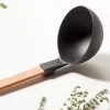Epicurean Gourmet Series Wood-Nylon Ladle (Natural/Black)