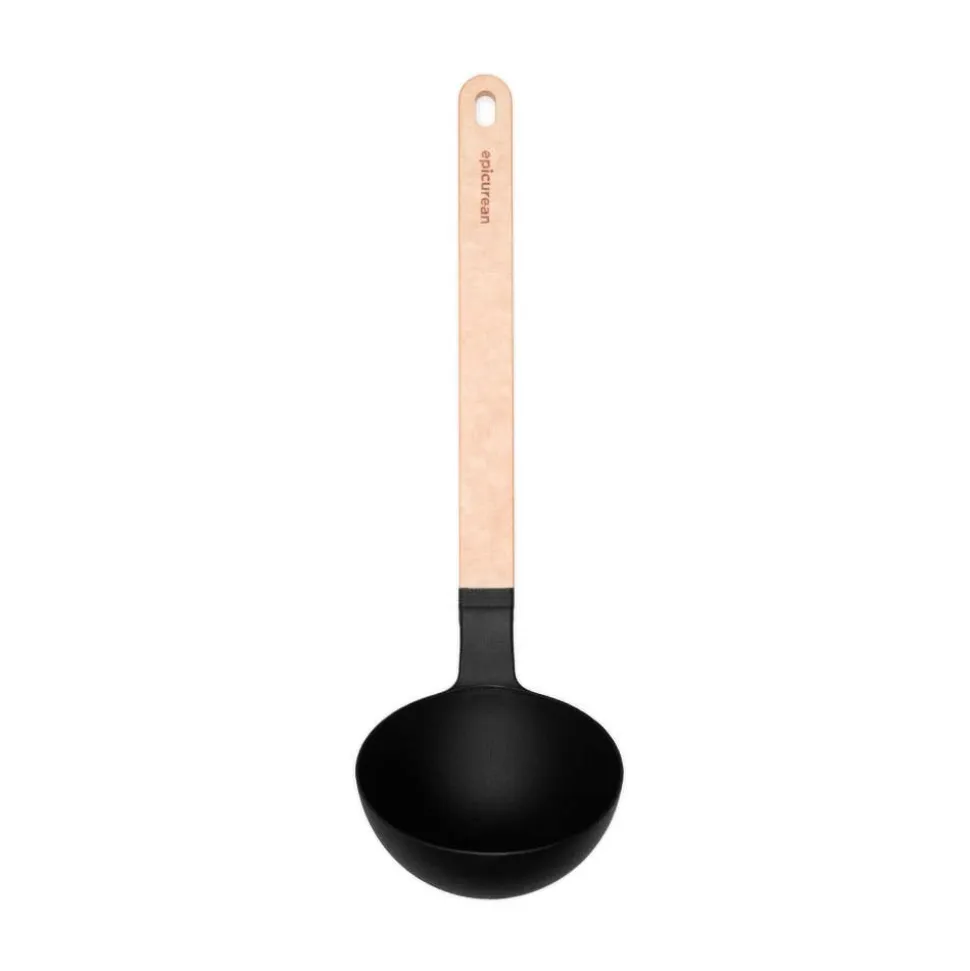 Epicurean Gourmet Series Wood-Nylon Ladle (Natural/Black)