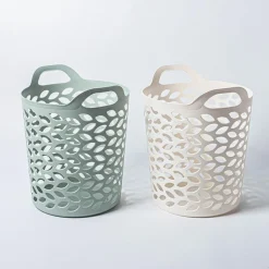 Ezy Storage Fleur '53l' Flexi Laundry Hamper (Sage)
