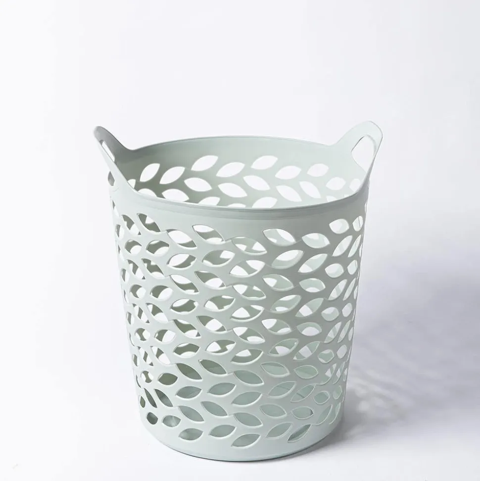 Ezy Storage Fleur '53l' Flexi Laundry Hamper (Sage)