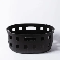 Ezy Storage Premium Aura '50l' Laundry Basket (Black)