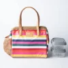Fit & Fresh Cloverdale 'Colourful Stripe' Thermal Lunch Bag