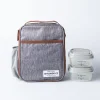 Fit & Fresh Olney 'Steel' Thermal Lunch Bag (Grey)