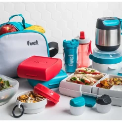 Fuel Primary Condiment Container - Set of 2 (Teal/Grey)