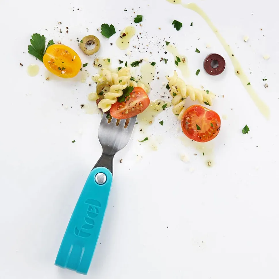 Fuel Primary Foldable Flatware Cdu - Set of 2 (Teal)