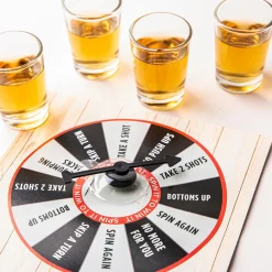 Fun Trendz Drinking Game Shot Glass Roulette - Set of 5