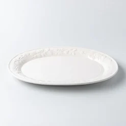 Gibson Home Fruitful Durastone Serving Platter 19
