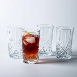 Godinger Dublin Crystal-Cut Hi-Ball Glass - Set of 4 (12oz.)