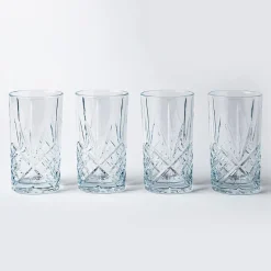 Godinger Dublin Crystal-Cut Hi-Ball Glass - Set of 4 (12oz.)