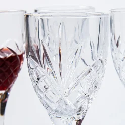 Godinger Dublin Crystal-Cut Wine Decanter & Glass Set of 5