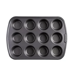 Good Cook Premium Non-Stick Muffin Pan (Grey)
