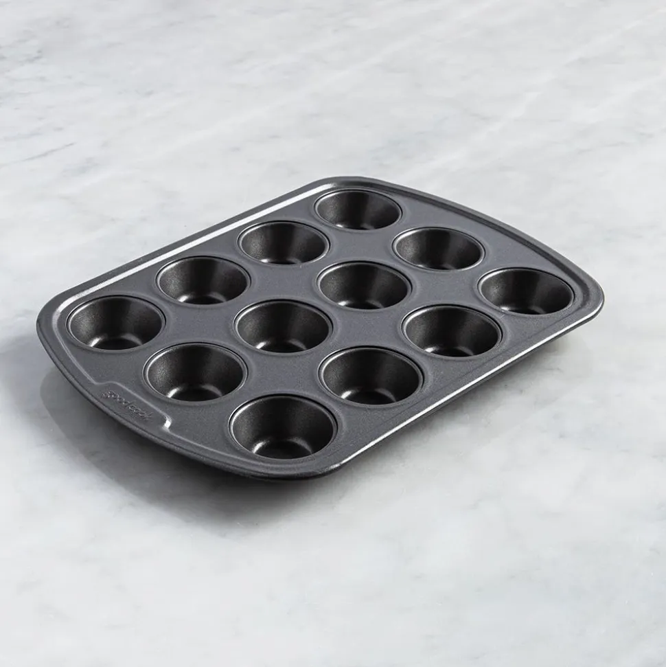 Good Cook Premium Non-Stick Muffin Pan (Grey)