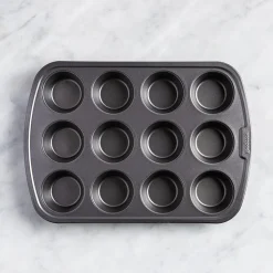 Good Cook Premium Non-Stick Muffin Pan (Grey)