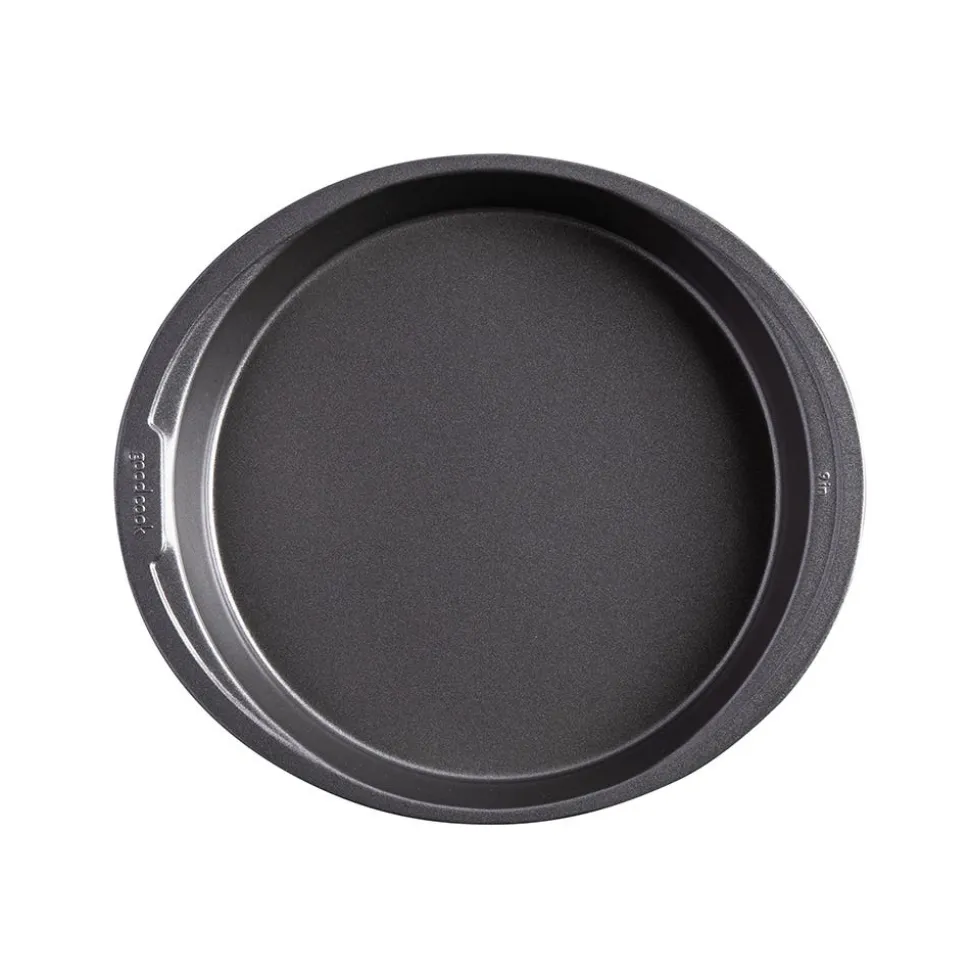 Good Cook Premium Non-Stick Round Cake Pan (Grey)