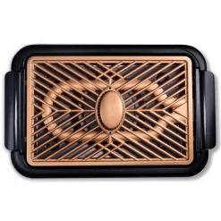 Gotham Steel Diamond Indoor Grill (Black/Copper)