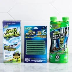 Green Gobbler Ecoworks Drain & Toilet Clog Remover - Set of 3