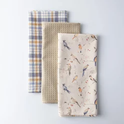Harman 'Birds' Cotton Kitchen Towel - Set of 3