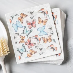 Harman 'Butterflies' Reusable Sponge Cloth - Set of 10