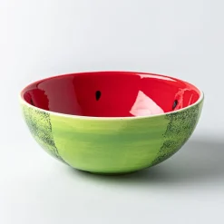 Harman Ceramic Fruit-Shaped Bowl (Watermelon)