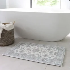 Harman Cilantro 'Alabaster' Memory Foam Bath Mat (Light Grey)