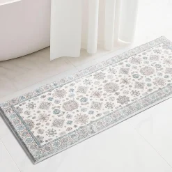 Harman Cilantro 'Alabaster' Memory Foam Bathmat 20x48