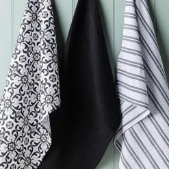 Harman 'Deco Tile' Cotton Kitchen Towel - Set of 3