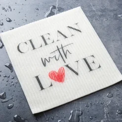 Harman Eco Friendly 'Clean with Love' Reusable Sponge Cloth