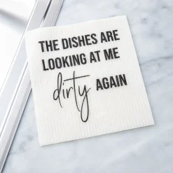 Harman Eco-Friendly 'The Dishes Are Looking' Reusable Sponge Cloth