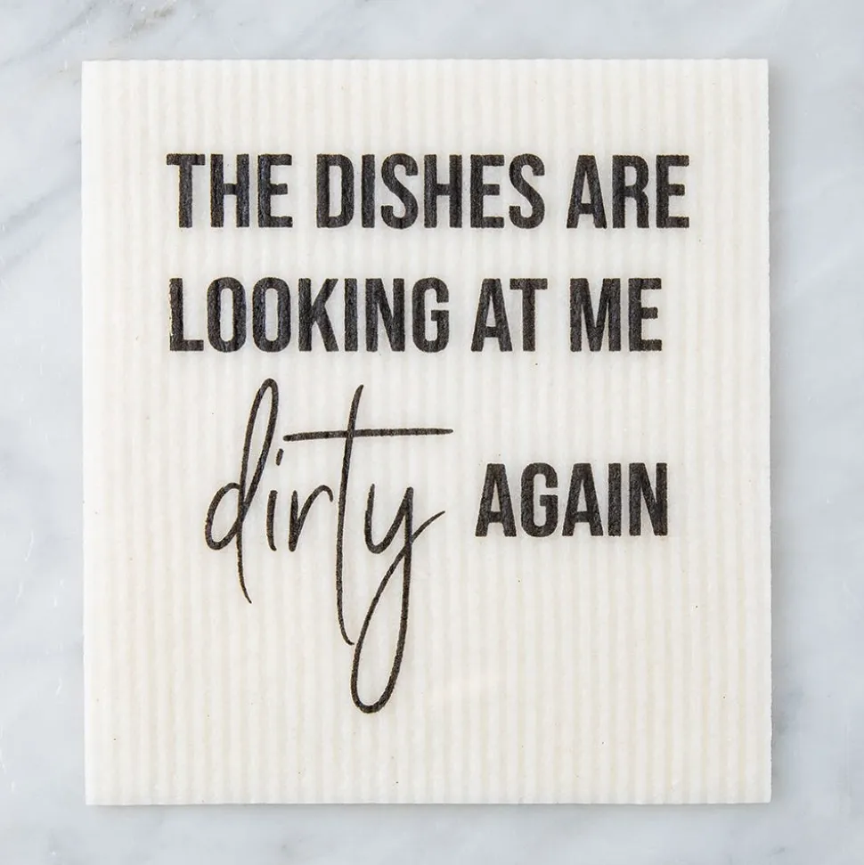 Harman Eco-Friendly 'The Dishes Are Looking' Reusable Sponge Cloth