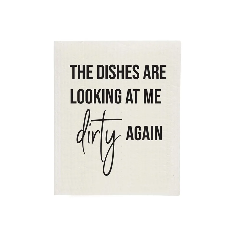 Harman Eco-Friendly 'The Dishes Are Looking' Reusable Sponge Cloth