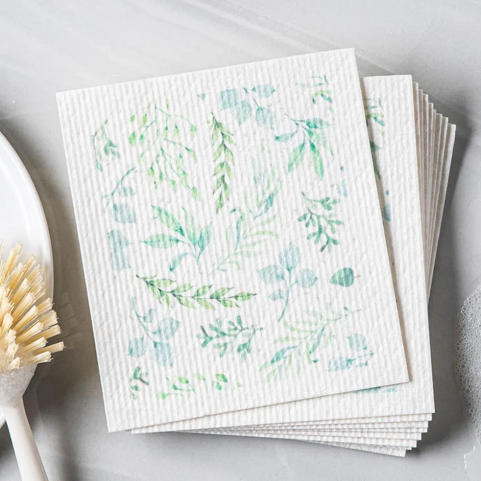 Harman 'Eucalyptus' Reusable Sponge Cloth - Set of 10