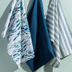 Harman 'Fish' Cotton Kitchen Towel - Set of 3