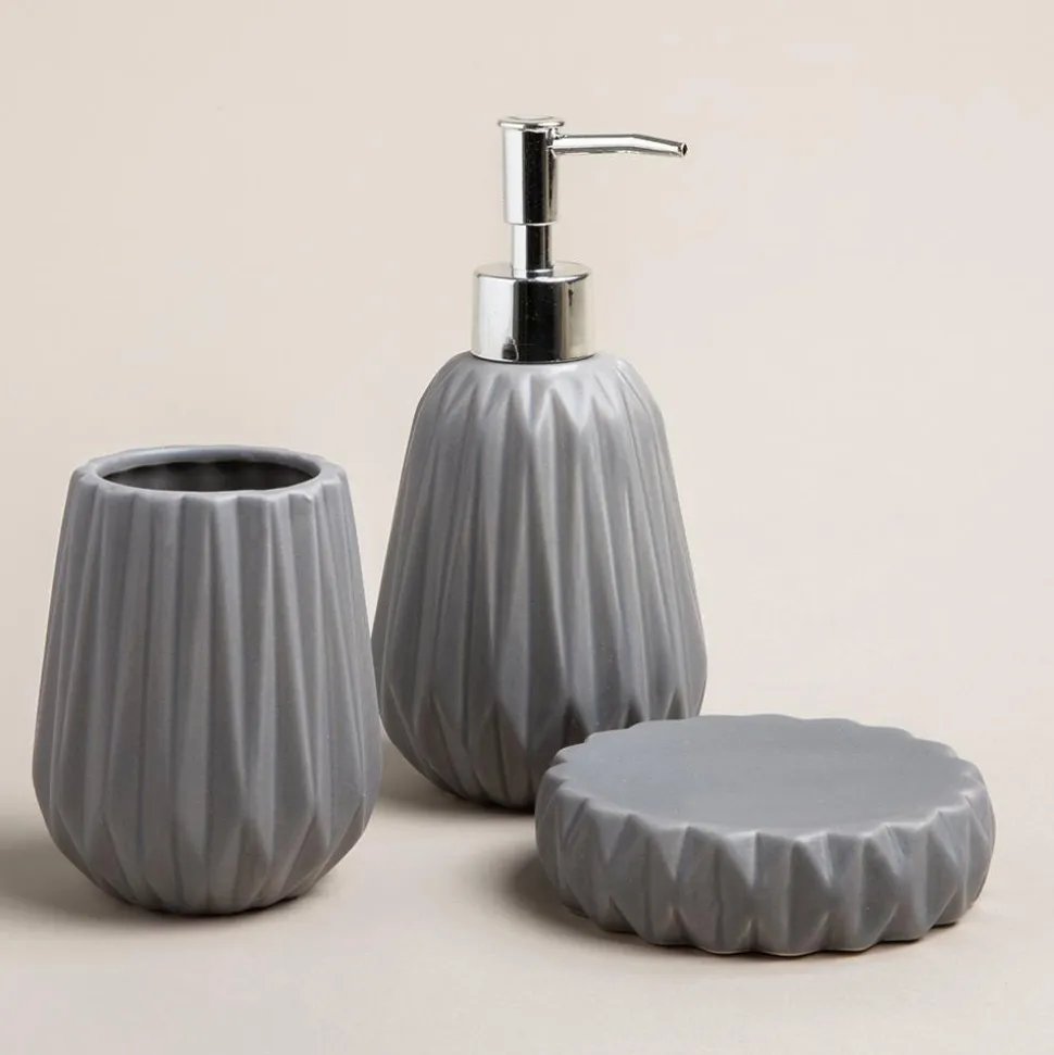 Harman Gem Ceramic Bath Accessory - Set of 3 (Grey)