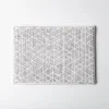 Harman Geometric Memory Foam 17" x 24" Bathmat (Black)