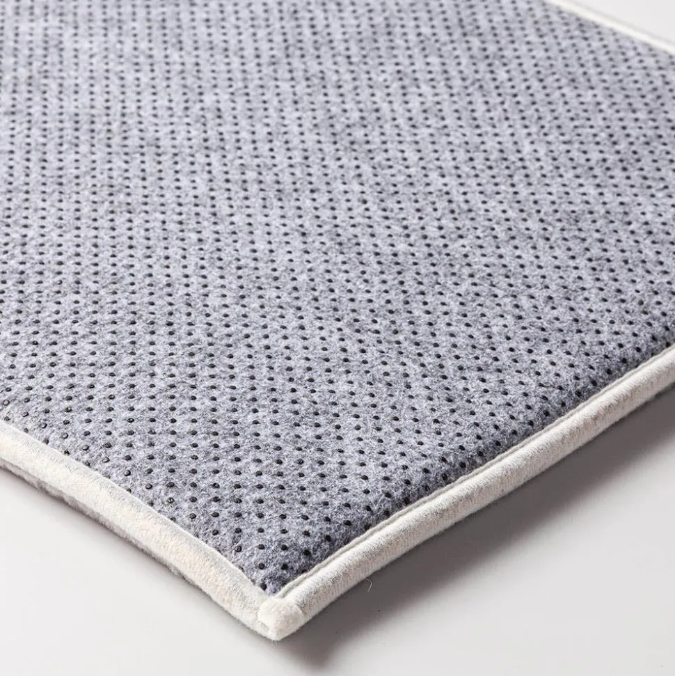 Harman Geometric Memory Foam 20" x 32" Bathmat (Taupe)