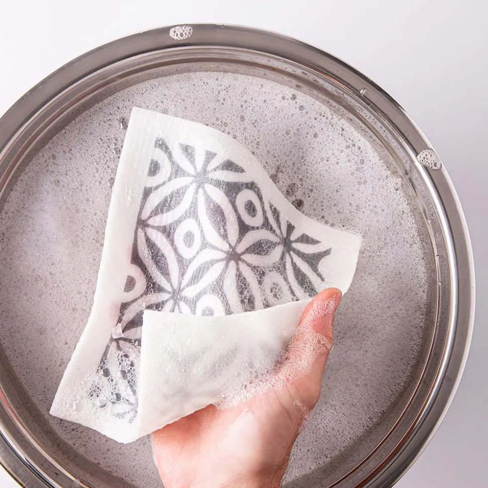 Harman 'Geo Tile' Reusable Sponge Cloth - Set of 10