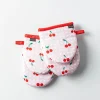Harman Gourmet 'Cherry Check' Cotton Mini Oven Mitt - Set of 2 (Pink)